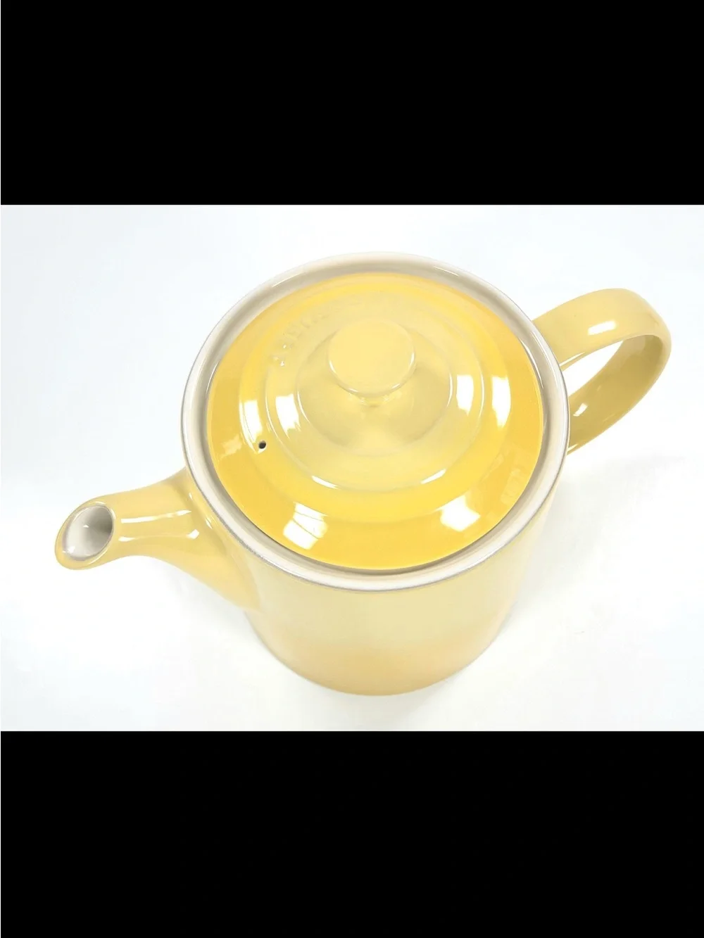 NEW Le Creuset Camomile Yellow Ceramic Teapot Large Tea